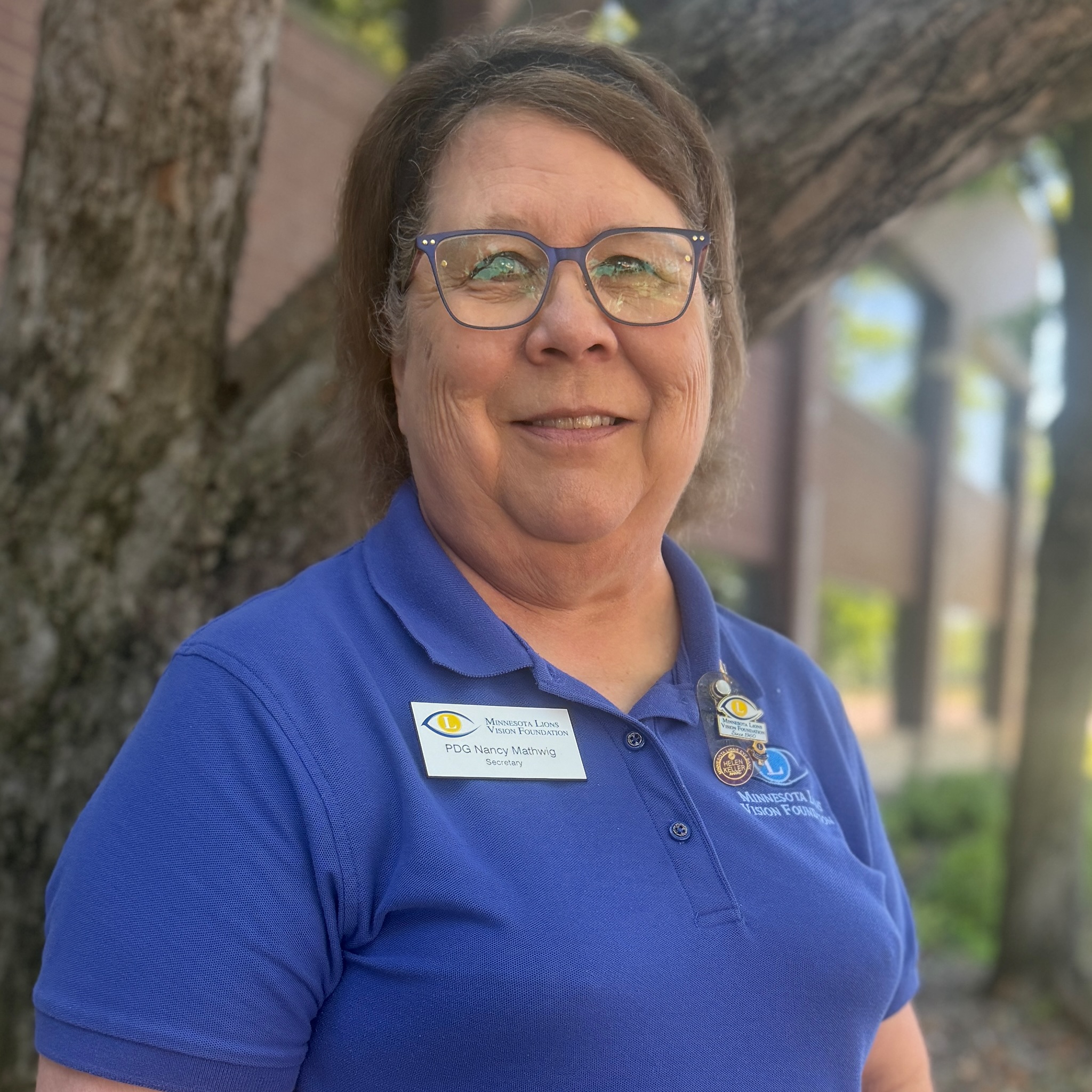PDG Lion Nancy Mathwig, Secretary